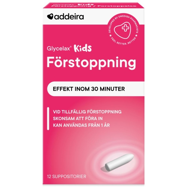 Glycelax Kids Förstoppning 12 suppositorium