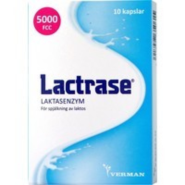 Lactrase laktasenzym 10 st kapslar