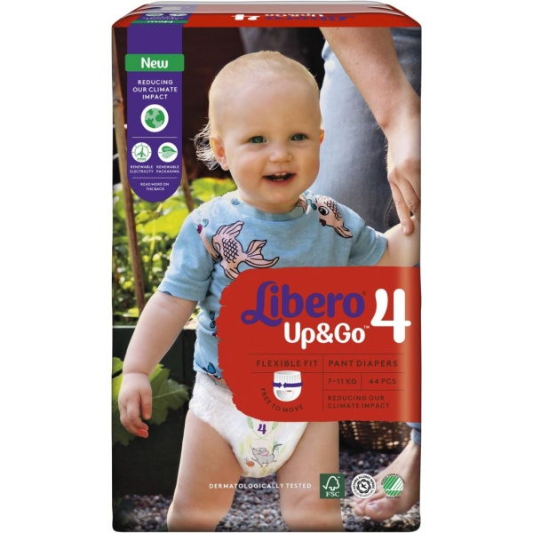 Libero Blöjor Up&Go stl 4 7-11 kg 44 st