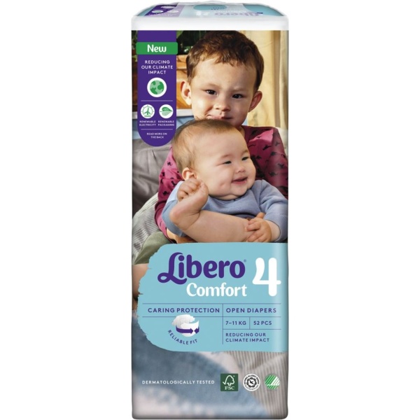 Libero Blöjor stl 4 7-11 kg 52 st