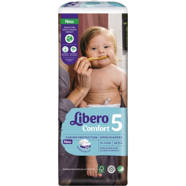 Libero Comfort Blöja 5 10-14kg 48 st