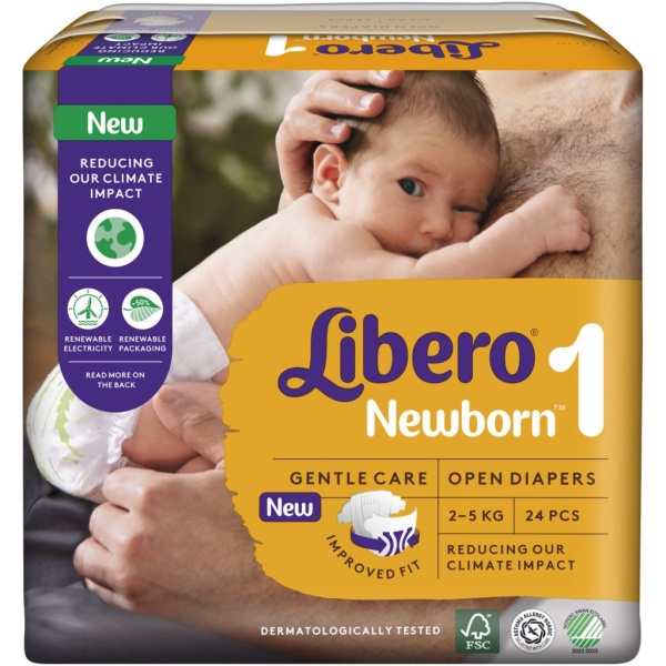 Libero Newborn 1 (2-5 kg) 24 st