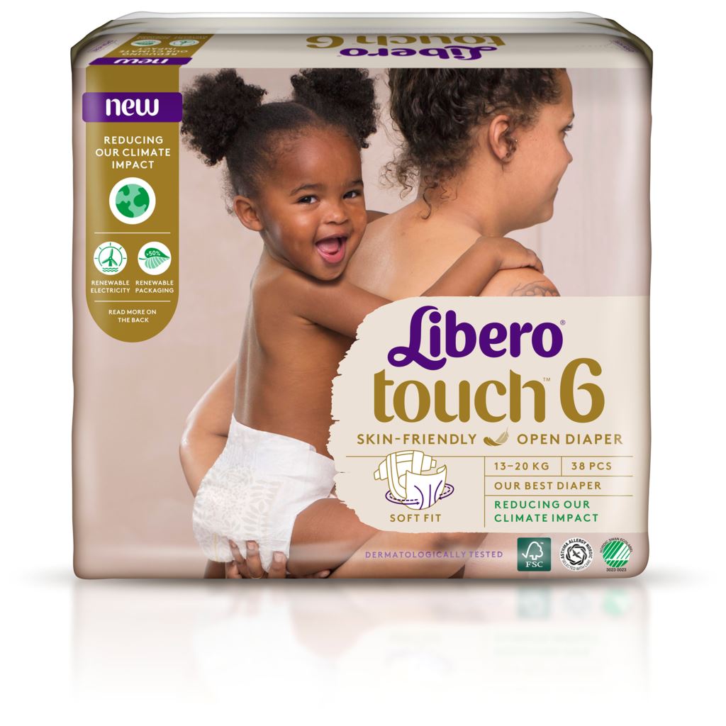 Libero Touch Blöjor stl 6 13-20 kg 38 st