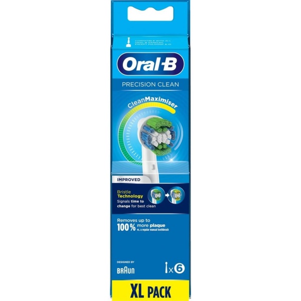 Oral-B Precision Clean Clean Maximiser Tandborsthuvud 6 st