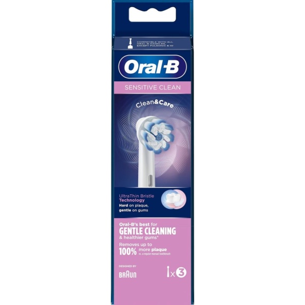 Oral-B Sensitive Clean Borsthuvud Refill 3 st
