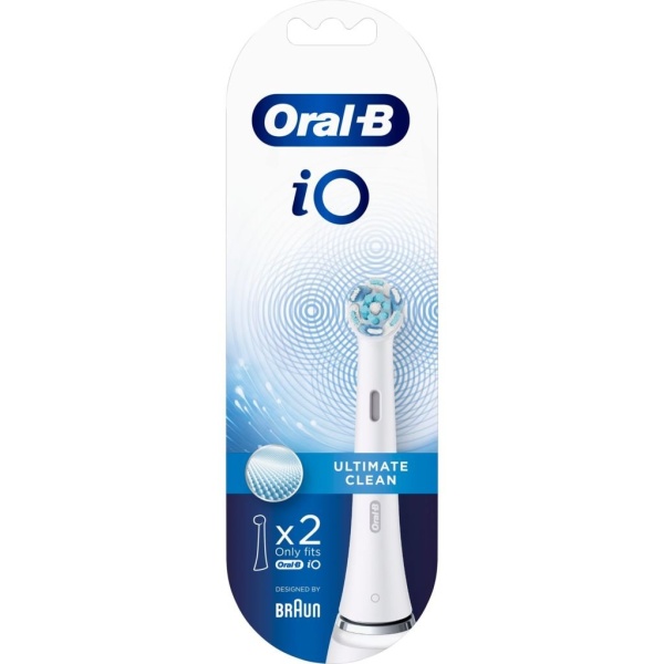Oral-B iO Ultimate Clean Tandborsthuvud Vit 2 st