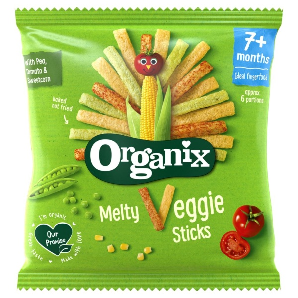 Organix Melty Veggie Sticks 15 g