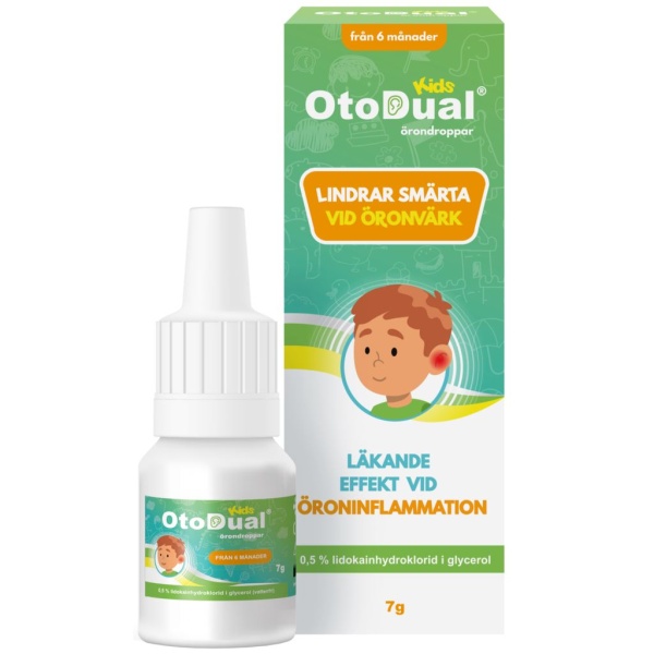 OtoDual Kids Örondroppar 7 g