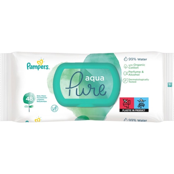 Pampers Pure Wipes 48 st