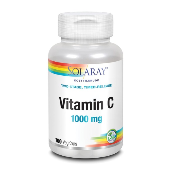 Solaray Vitamin C 1000mg 100 kapslar