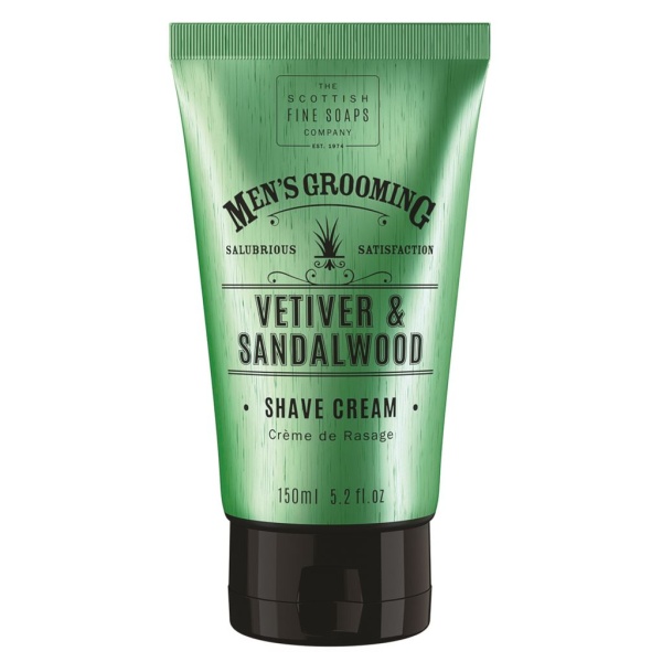 The Scottish Fine Soaps Company Vetiver & Sandalwood Shave Cream 150 ml