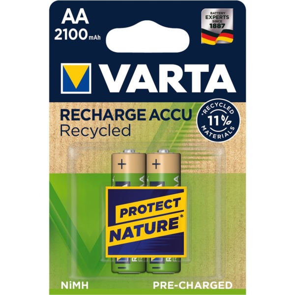 VARTA Recharge Accu Recycled 2 stycken