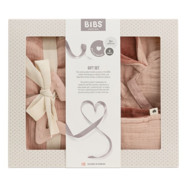 BIBS Baby Shower Blush Gift Set