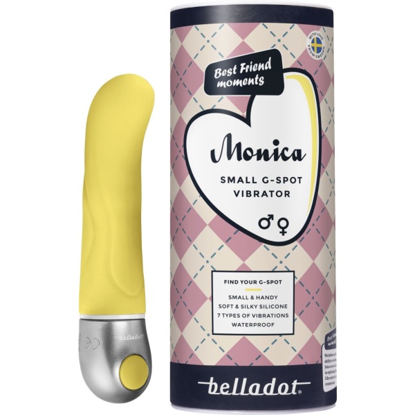 Belladot Monica Liten G-punktsvibrator Gul