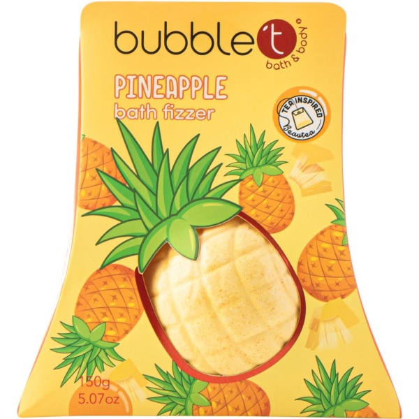 BubbleT Fruitea Pineapple Bath Fizzer 150 g