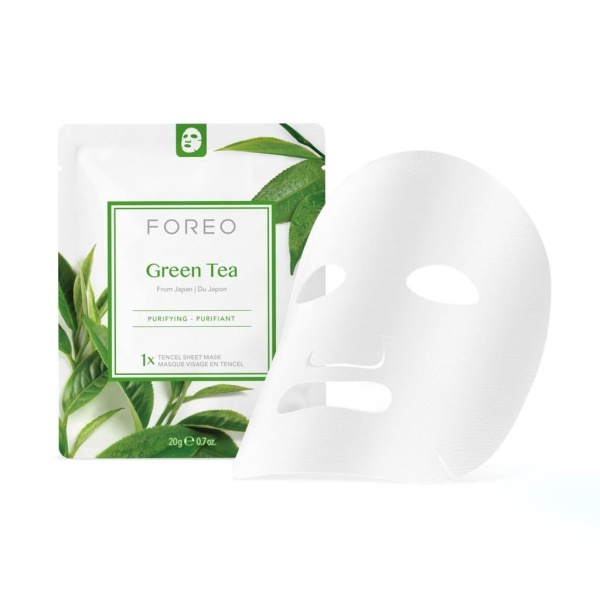 FOREO Farm To Face Sheet Mask Green Tea 3 st
