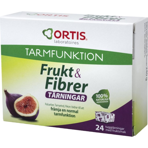 Frukt & Fibrer Normal tarmfunktion 24 st