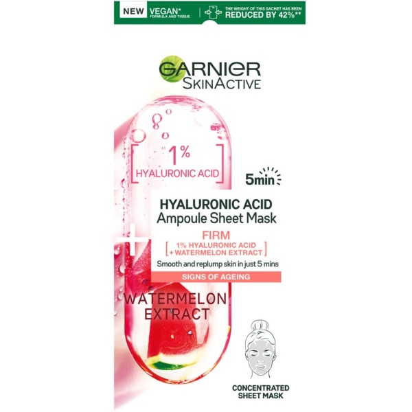 Garnier Skin Active Hyaluronic Acid Ampoule Sheet Mask 15 st