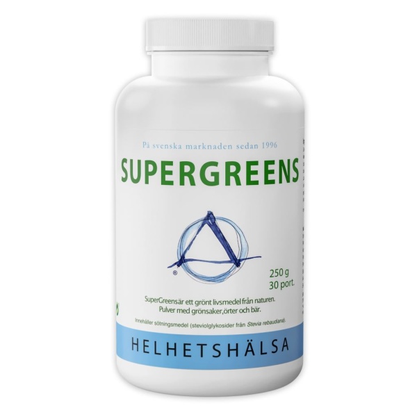 Helhetshälsa Supergreens & Mjölksyrabakterier 250 g