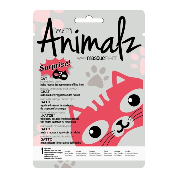 Masque Bar Animalz Cat Hydro Eye Mask 1 st - Olika mönster