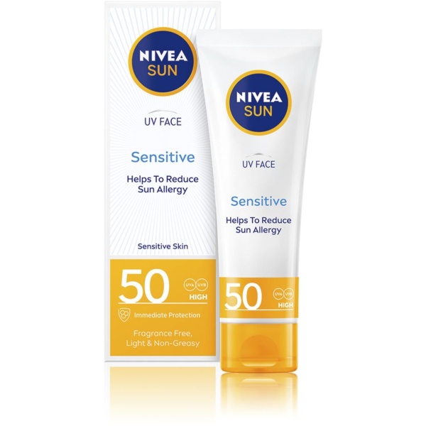 NIVEA Sun UV Face SPF50 Sensitive Skin 50 ml