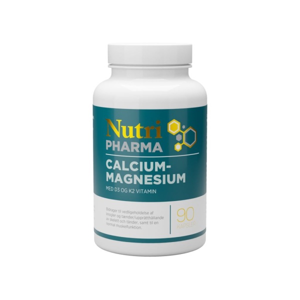 Nutri Pharma Calcium-Magnesium 90 kapslar