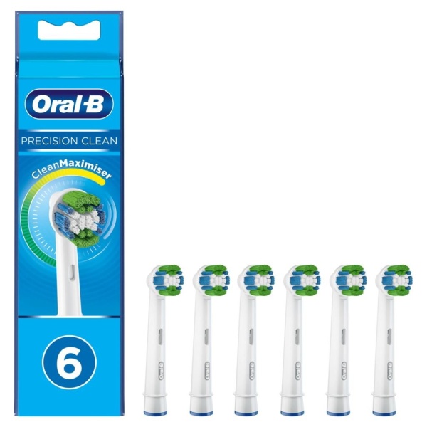 Oral-B Precision Clean CleanMaximiser-teknologi Tandborsthuvud 6 st