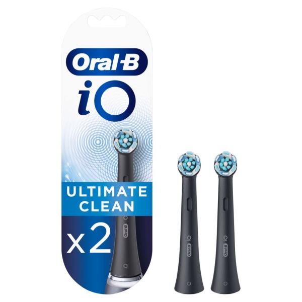Oral-B iO Ultimate Clean Black Tandborsthuvud 2 st