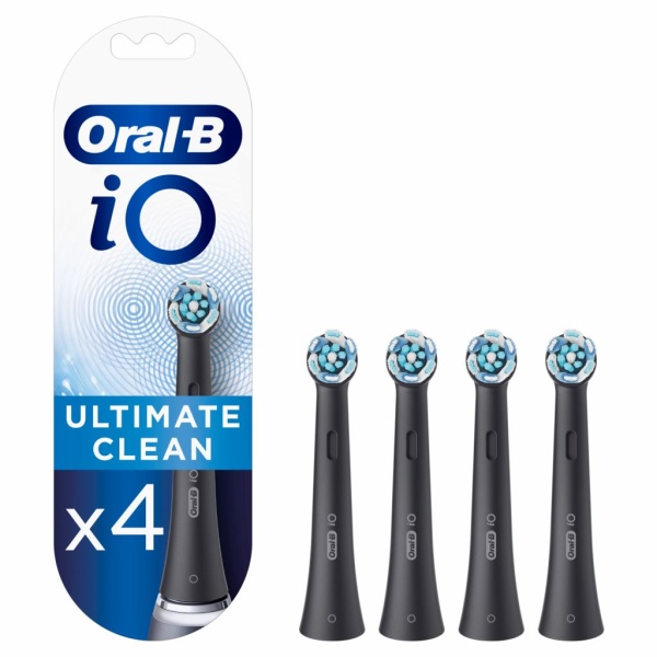 Oral-B iO Ultimate Clean Black Tandborsthuvud 4 st