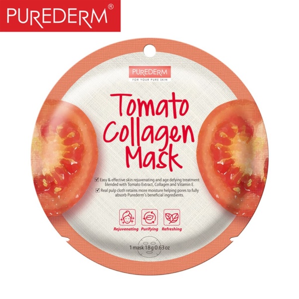 Purederm Tomato Collagen Mask 1 st