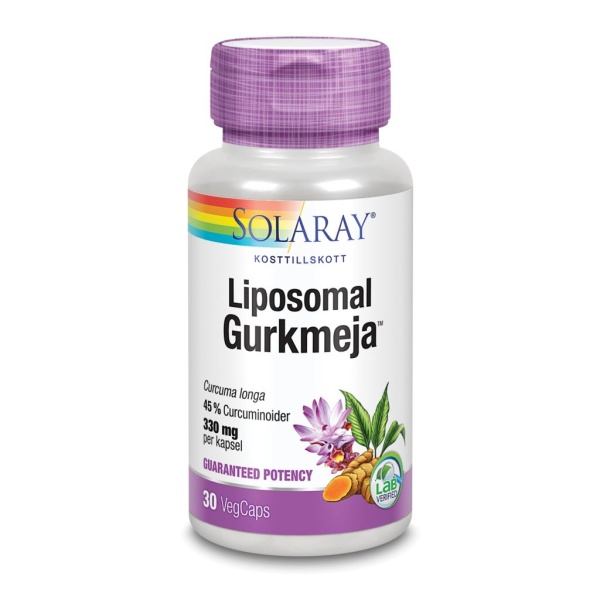 Solaray Liposomal Gurkmeja 30 kapslar