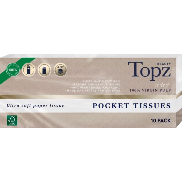 Topz Näsdukar Pocket 10 st