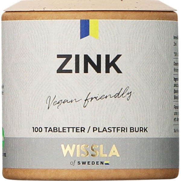Wissla of Sweden Zink 100 kapslar