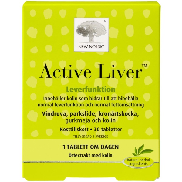 Active Liver Kosttillskott 30 st