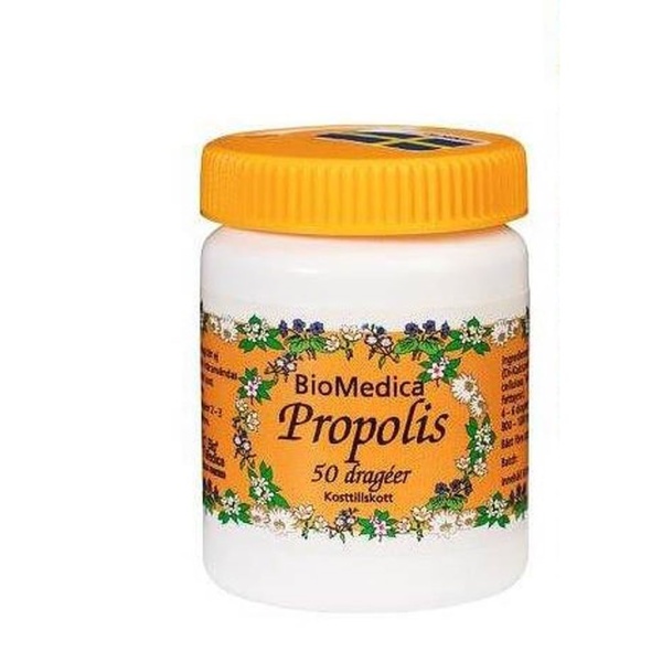 BioMedica Propolis 50 dragéer