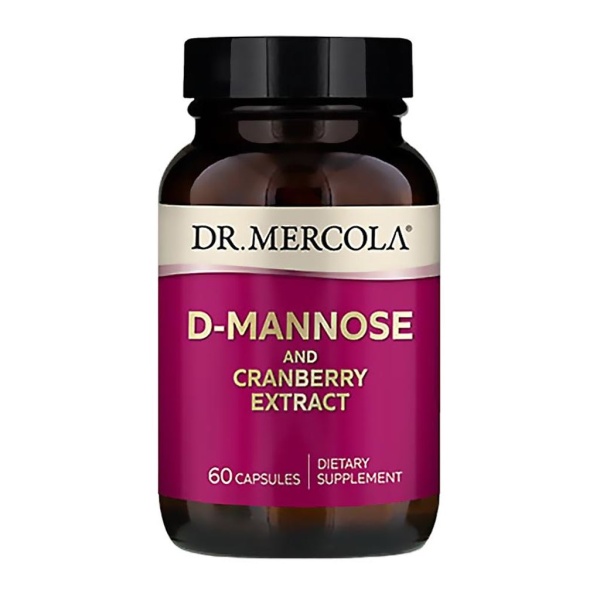 DR.MERCOLA D-Mannose & Cranberry Extract 60 kapslar