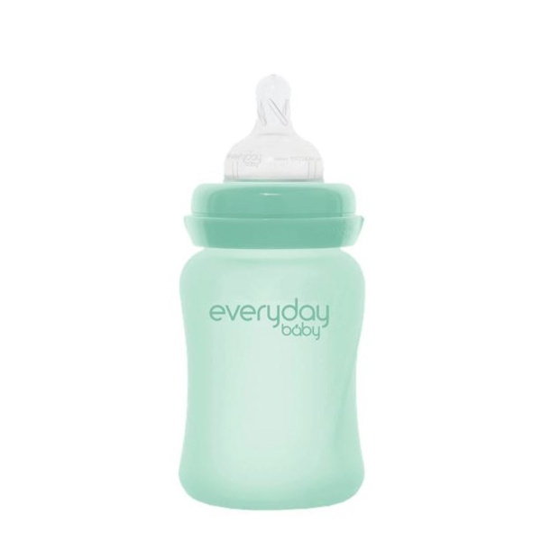 Everyday Baby Nappflaska Glas Healthy+ Mint Green 150 ml