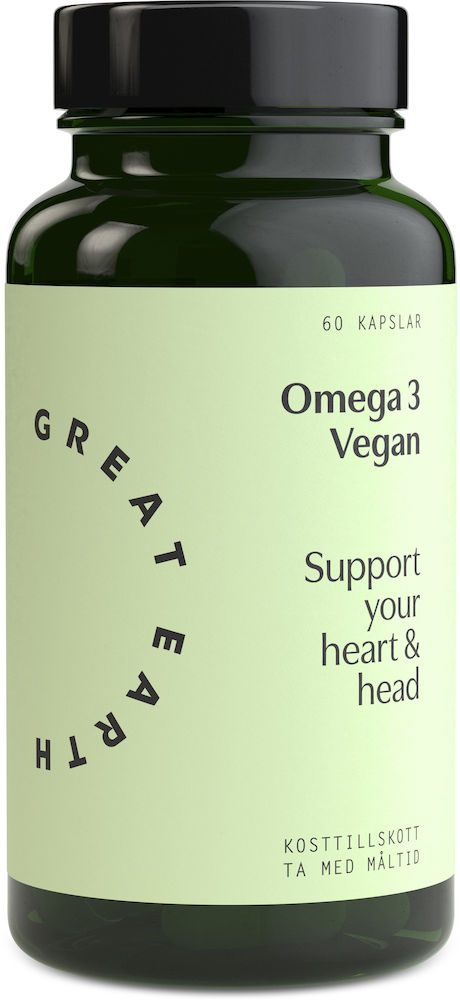 Great Earth Omega 3 Vegan 60 kapslar