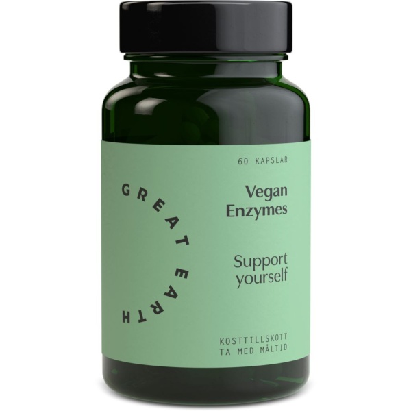 Great Earth Vegan Enzymes 60 kapslar