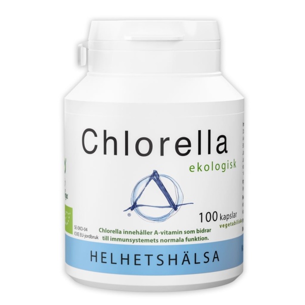 Helhetshälsa Chlorella EKO 375mg 100 kapslar