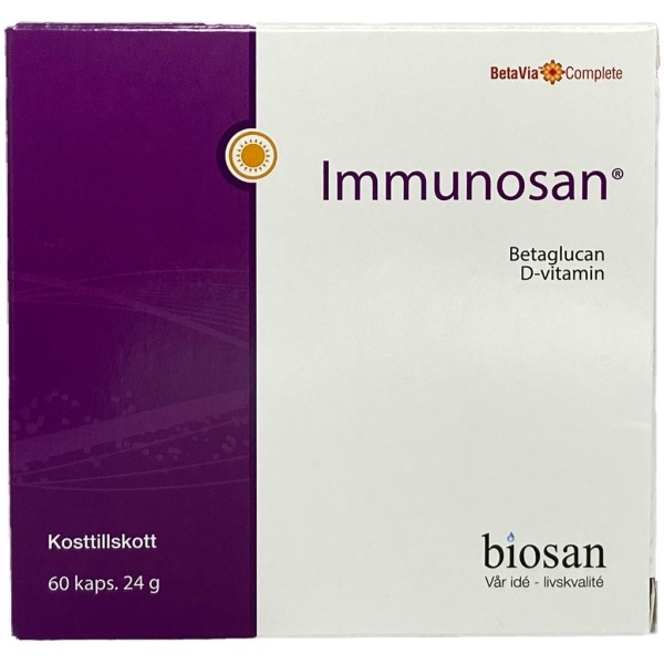 Immunosan Betaglucan & D-vitamin 60 kapslar