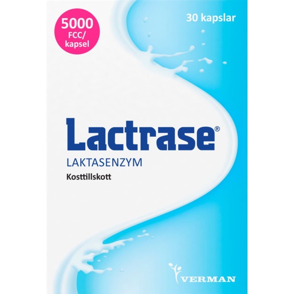 Lactrase Laktasenzym kapslar 30 st