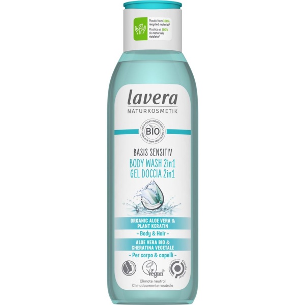 Lavera Basis Sensitiv Body Wash 2In1 250 ml