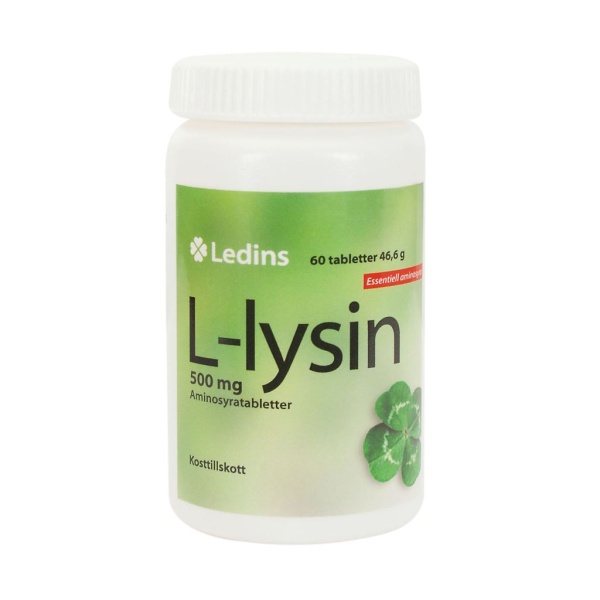 Ledins L-Lysin 500 mg 60 tabletter