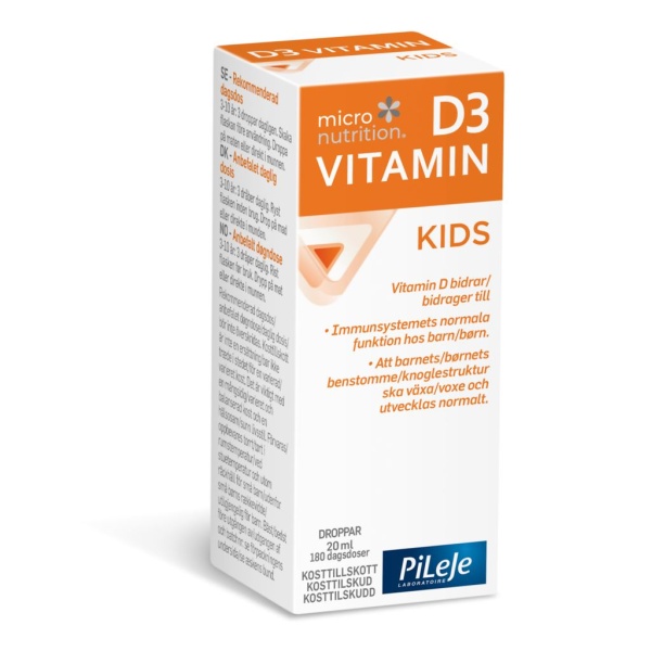 Micronutrition D3 Vitamin Kids Droppar 20 ml