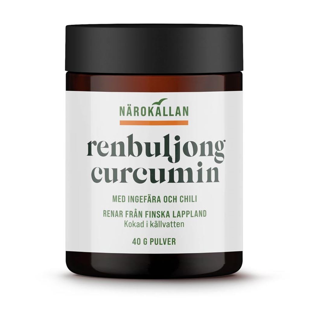 Närokällan Renbuljong Curcumin Ingefära och Chili 40 g