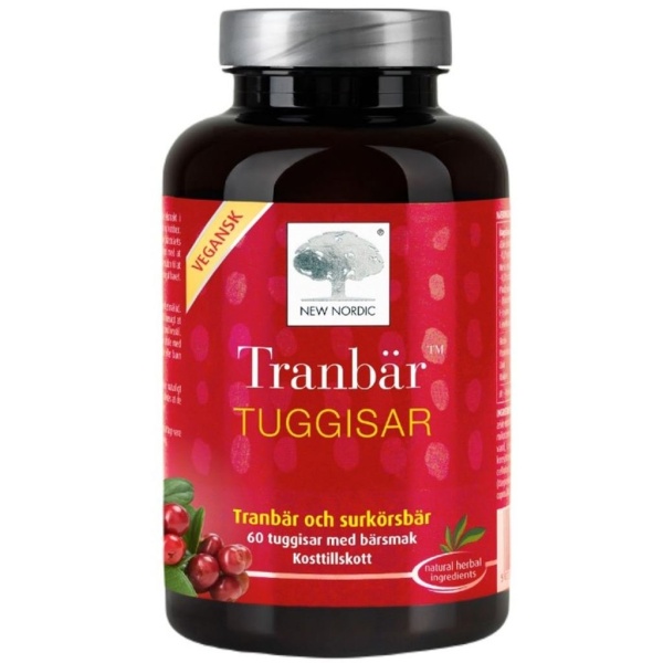 New Nordic Tranbär Tuggisar 60 tuggtabletter