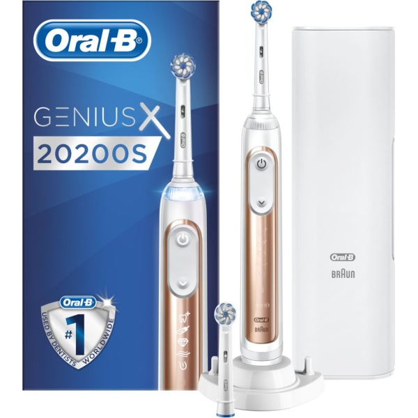 Oral-B Genius X 20200S Eltandborste Rose Gold 1 st