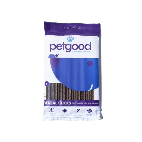 Petgood Dental Sticks Med Inseksprotein Large 7 st