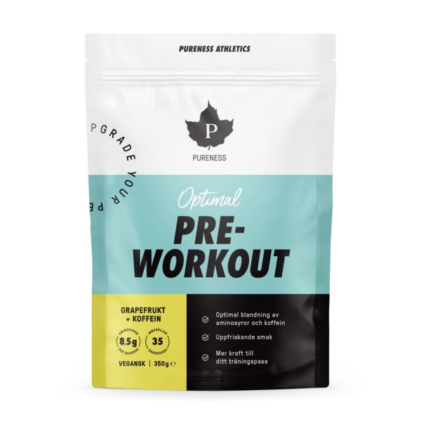 Pureness Athletics Pre Workout Grapefrukt Koffein 350 g